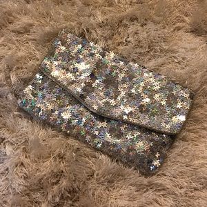 ASOS New Look Iridescent Sequin Clutch